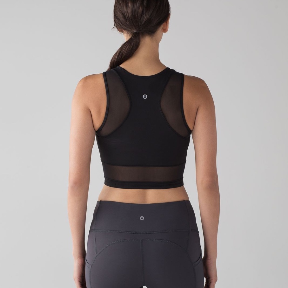 LULULEMON KEEP IT CROPPED TANK - MIDNIGHT NAVY